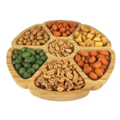 Imagem de Petisqueira De Bambu C/ Divisória C/ 7 Espaços Redonda