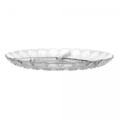 Imagem de Petisqueira de Vidro com 3 Divisórias Floral 19,5cm - Lyor