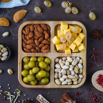 Imagem de Petisqueira Gamela Quadrada Bambu 20cm