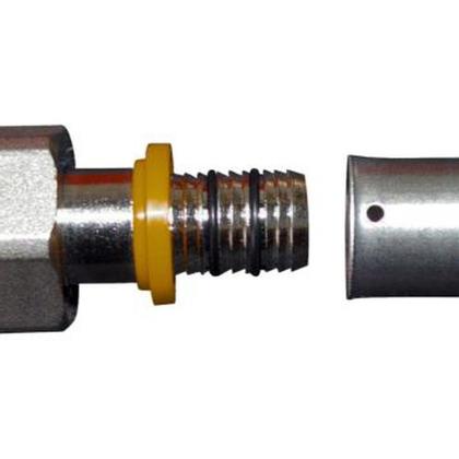 Imagem de Pex Conector Fixo Fêmea Para Gás 16x1/2 Astra