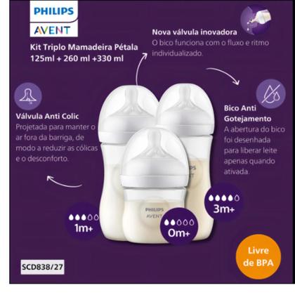 Imagem de Philips Avent Pétala Mamadeira 0 A 6 Meses Cor Transparente