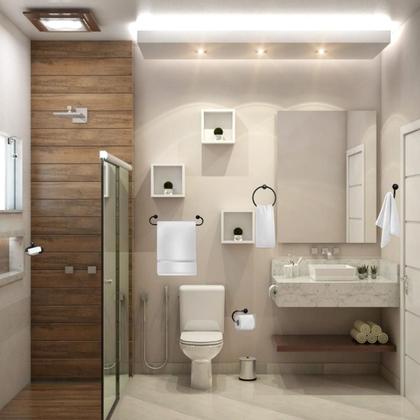 Imagem de Pia Banheiro 8L + Kit Banheiro + Torneira + Engate + Sifão