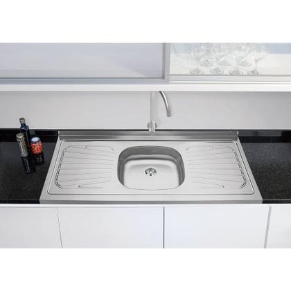 Imagem de Pia Cozinha 120 cm de Inox Tramontina - 93041/527