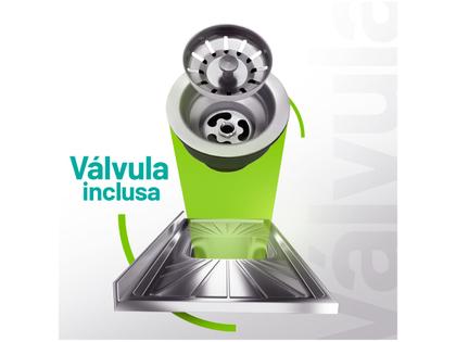 Imagem de Pia de Cozinha Com Válvula Inox GNX 120x53cm PIA10001