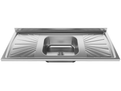 Imagem de Pia de Cozinha Com Válvula Inox GNX 120x53cm PIA10001