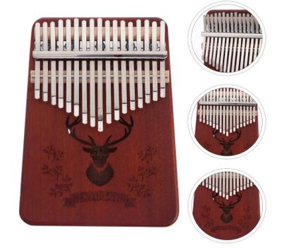 Imagem de Piano De Dedo 17 Teclas Kalimba Instrumento Africano