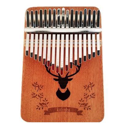 Imagem de Piano De Dedo 17 Teclas Kalimba Instrumento Africano