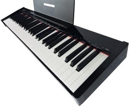 Imagem de Piano Digital Eletrônico 61 Teclas Arranjador Konix PH61S MIDI e Bateria Recarregável com Suporte Pedestal