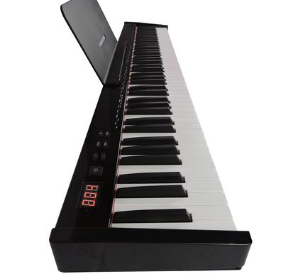 Imagem de Piano Digital Eletrônico 88 Teclas Arranjador Konix PH88S MIDI com Bateria Recarregável