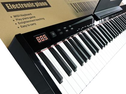 Imagem de Piano Digital Eletrônico 88 Teclas Arranjador Konix PH88S MIDI com Bateria Recarregável
