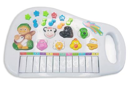 Imagem de Piano Infantil Com Teclado Musical Divertido Sons De Animais