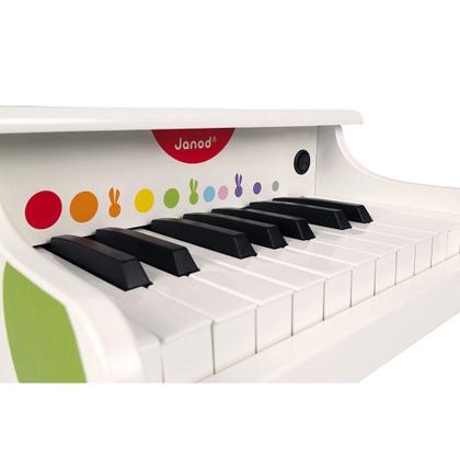 Imagem de Piano Infantil De Madeira Meu Primeiro Pianinho Confetti Brinquedo Musical Didático