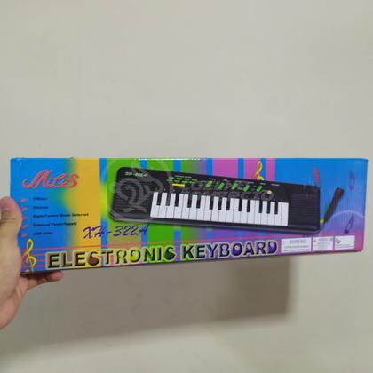 Imagem de Piano Infantil Musical  Mini Teclado com 32 Teclas e Microfone