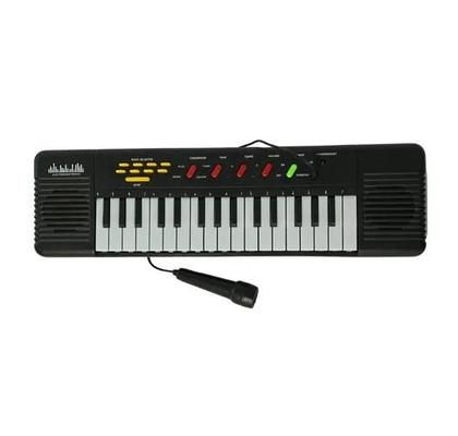 Imagem de Piano Teclado Eletrônico Infantil 32 Teclas Com Microfone