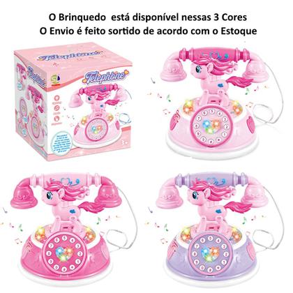 Imagem de Piano Telefone Musical Infantil com Boneca Sons e Luzes