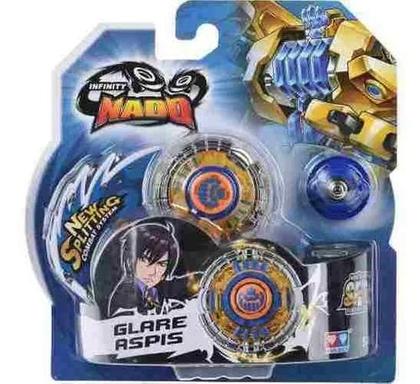 Imagem de Pião Com Lançador De Batalha Infinity Nado Splitting Combat System - Glare Aspis- Candide