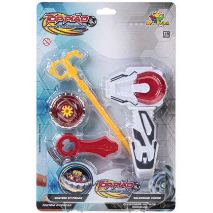 Imagem de Pião De Batalha Combate 3d Com Lançador Tipo Bayblade