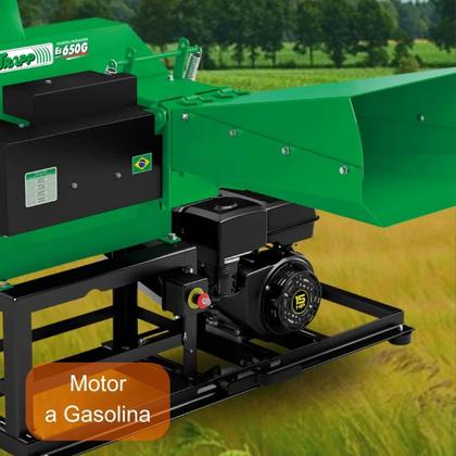 Imagem de Picadeira Ensiladeira Trapp ES-650G 17HP Gasolina Trapp -Alta Potência Processamento de Forragens