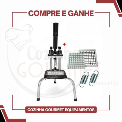 Imagem de Picador Cortador de Legumes E Batata Cabrita Reforçado + Lamina 10mm 