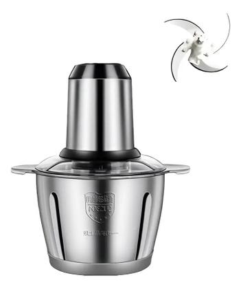 Imagem de Picador De Alimentos 3L Moedor De Carne Mixer Processador Elétrico Cozinha Casa Alho 220v+ Descascador
