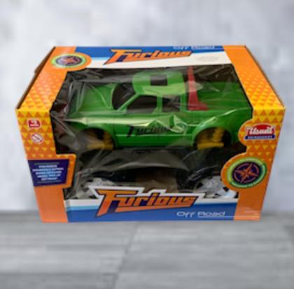Imagem de Picape Furious Off Road Verde Rodas Gigantes - Usual