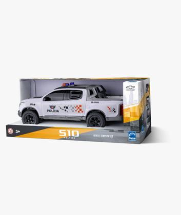Imagem de Pick - Up S-10 Polícia São Paulo 31 Cm Roma Brinquedos - Ref. 1146