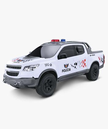 Imagem de Pick - Up S-10 Polícia São Paulo 31 Cm Roma Brinquedos - Ref. 1146
