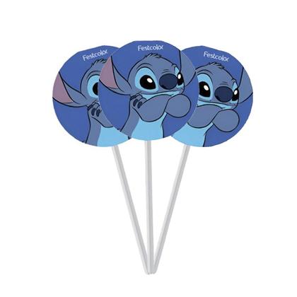Imagem de Picks Decorativos Stitch - 8 Unidades