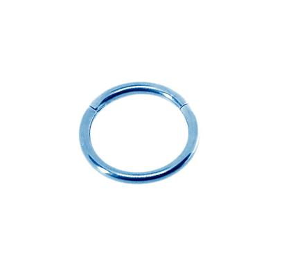 Imagem de Piercing Argola Articulada Click 1.2mm em Titânio Light Blue 36v