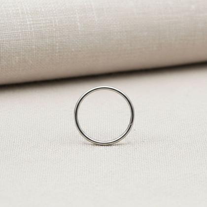 Imagem de Piercing Argola Articulada em Titânio com 0.8mm para Aba Nasal - Fininha