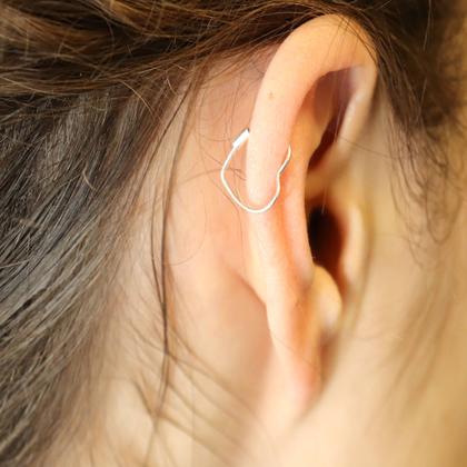 Imagem de Piercing Coração Prata Legitima 925