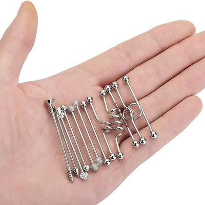 Imagem de Piercing Transversal Cartilagem Aço Cirúrgico