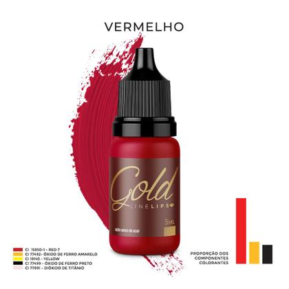 Imagem de Pigmentos Mag Color Gold Line Lips Para Lábios 5 ml