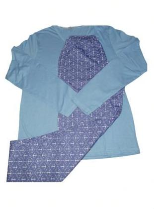 Imagem de Pijama 100% Algodão Masculino Adulto Manga Longa e Calça Jucatel Roupa De Dormir