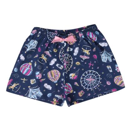Imagem de Pijama abrange curto est balao brilha esc azul e rosa