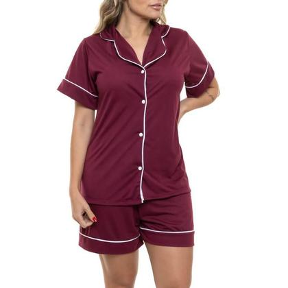 Imagem de Pijama Americano Curto Vermelho Sepie 600