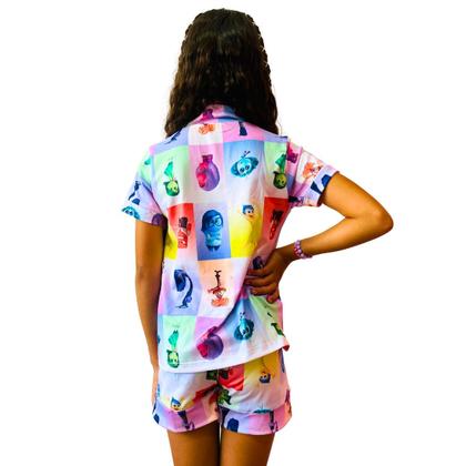 Imagem de Pijama Americano Infantil Stitch Divertido  Roupa de Dormir Para Crianças 
