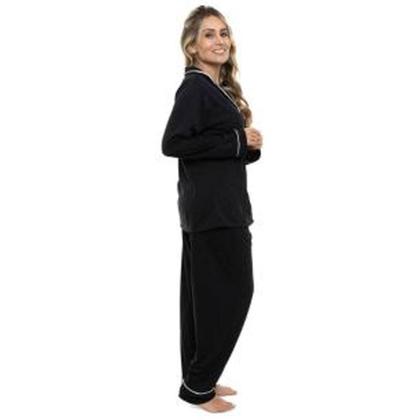 Imagem de Pijama Americano Longo Preto Sepie 620