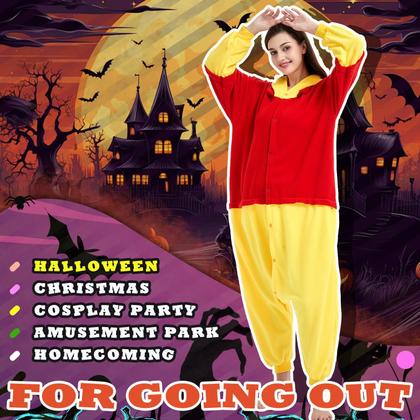 Imagem de Pijama Beauty Shine, macacão unissex para adultos, fantasia de cosplay de urso