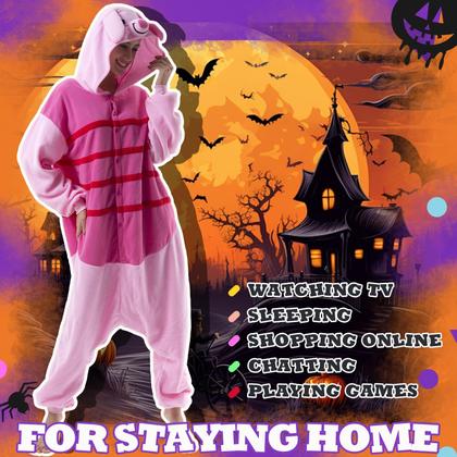 Imagem de Pijama Beauty Shine, macacão unissex para adultos, Piglet Cosplay