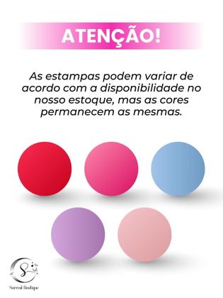 Imagem de Pijama Blusa Manga Comprida Estampada e Calça Lisa Confortável Frio Inverno Moda Noturna