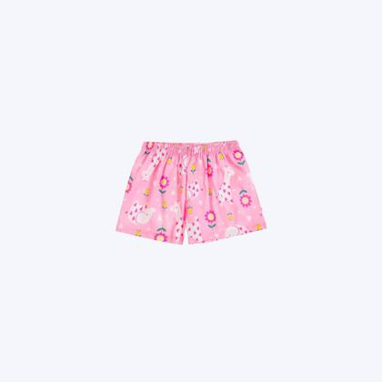 Imagem de Pijama Brilha No Escuro Manga Curta Infantil Menina Kyly 1001141 Mescla