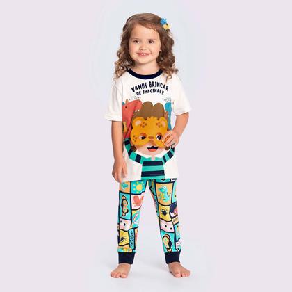 Imagem de Pijama Brilha no Escuro Menino Quebra Cabeça Alakazoo