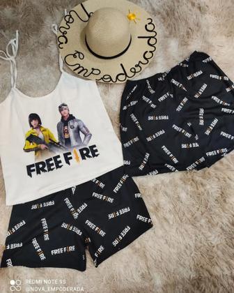 Imagem de Pijama Casal personagem 3 peças