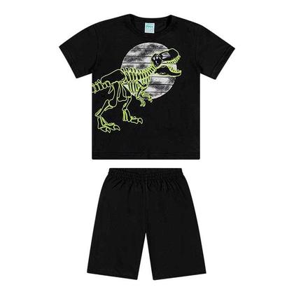 Imagem de Pijama com capa Dinossauro KYLY Brilha no escuro