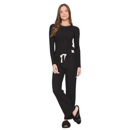 Imagem de Pijama Comfort Get Comfy Malha Canelado Light