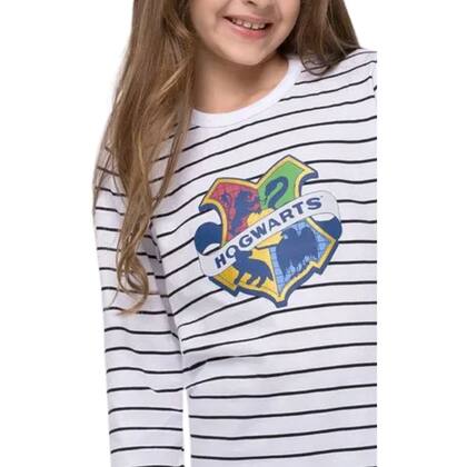Imagem de Pijama Conjunto Infantil Meninas Veggi Harry Potter Longo
