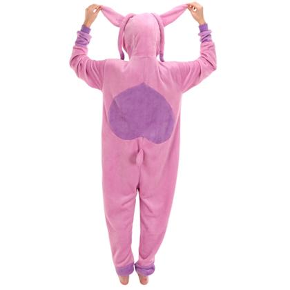Imagem de Pijama COSUSKET Snug Fit unissex para adultos, flanela rosa