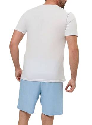 Imagem de Pijama Curto Bela Notte 10011626 Masculino Listrado Algodão T. M/GG