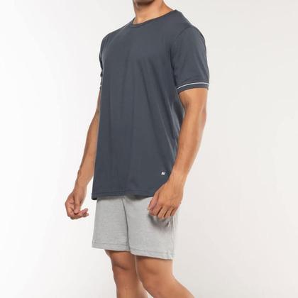 Imagem de Pijama Curto Chumbo/Mescla KPR 173003 100% Algodão